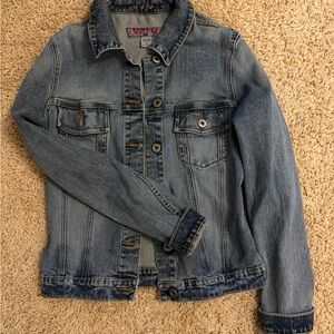 Vintage 2003 Silver Jeans Co. Denim Trucker Jacket - Y2K Skater - Size M
